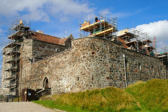Duart Castle Construction