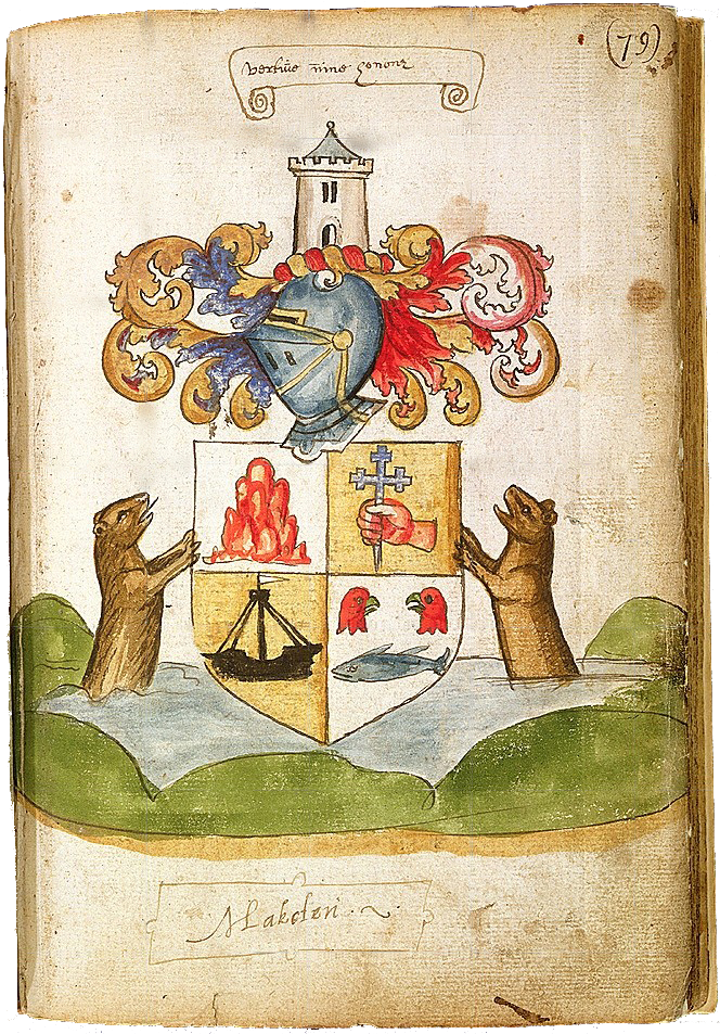 Arms of Hector Mor Macleans, 1591